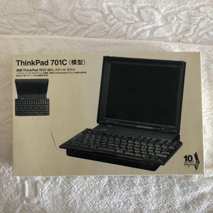 IBM ThinkPad 701C模型 ThinkPad 10周年ノベルティ IBM ThinkPad 701C模型 ThinkPad 10周年ノベルティ①